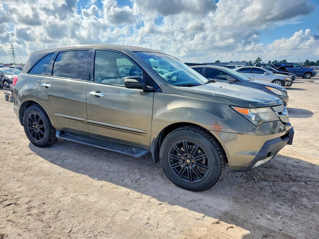 2007 Acura Mdx Technology Зеленый vin: 2HNYD28427H550004