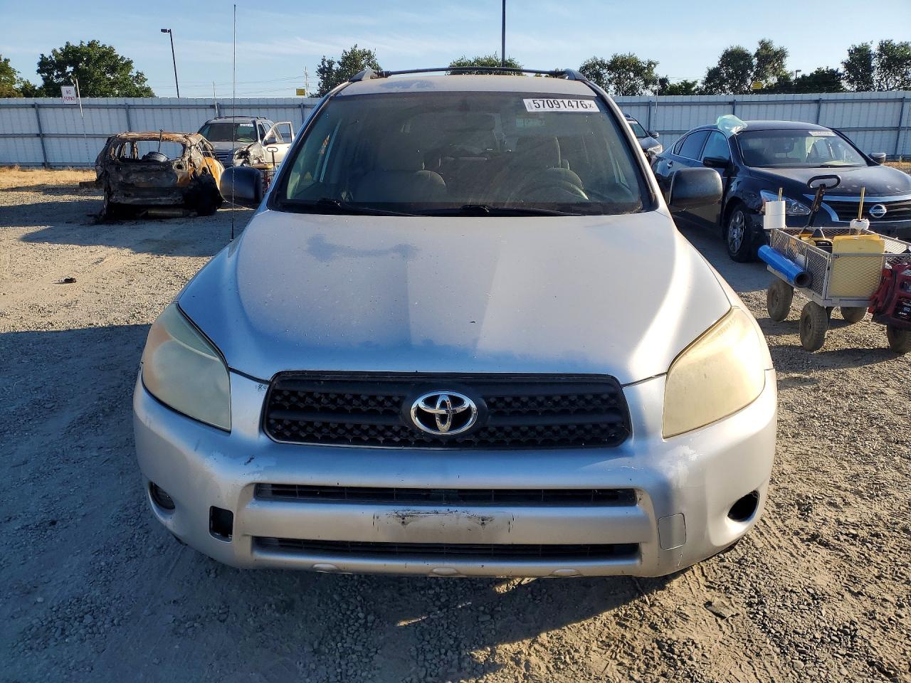 2007 Toyt Rav4 Silver vin: JTMZD33V975041776