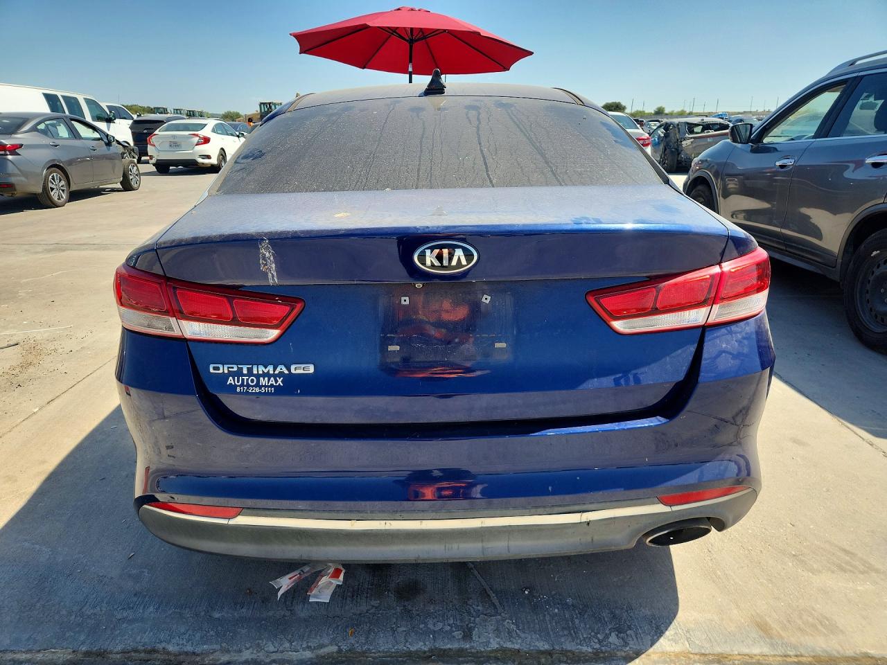 2016 Kia Optima Lx Blue vin: 5XXGT4L38GG115814