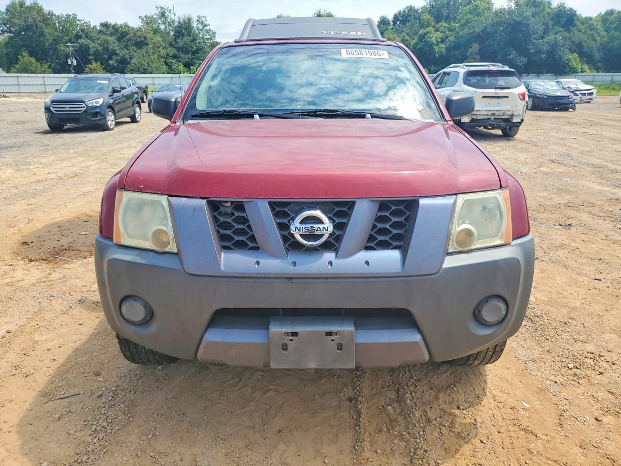 2007 Nissan Xterra X Maroon vin: 5N1AN08U67C519989