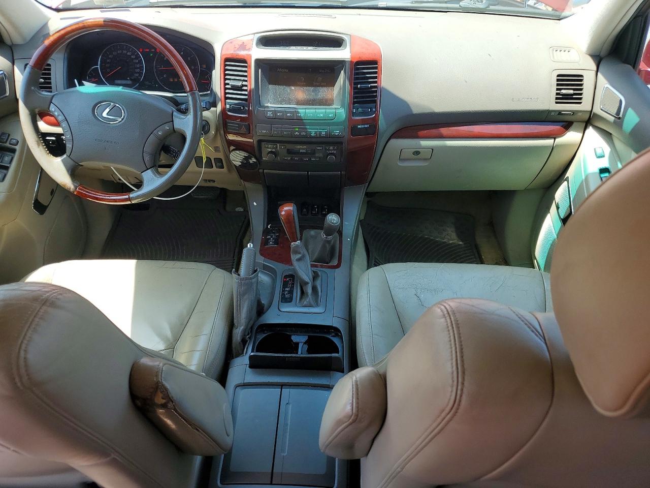 2008 Lexus Gx 470 Red vin: JTJBT20X180160065