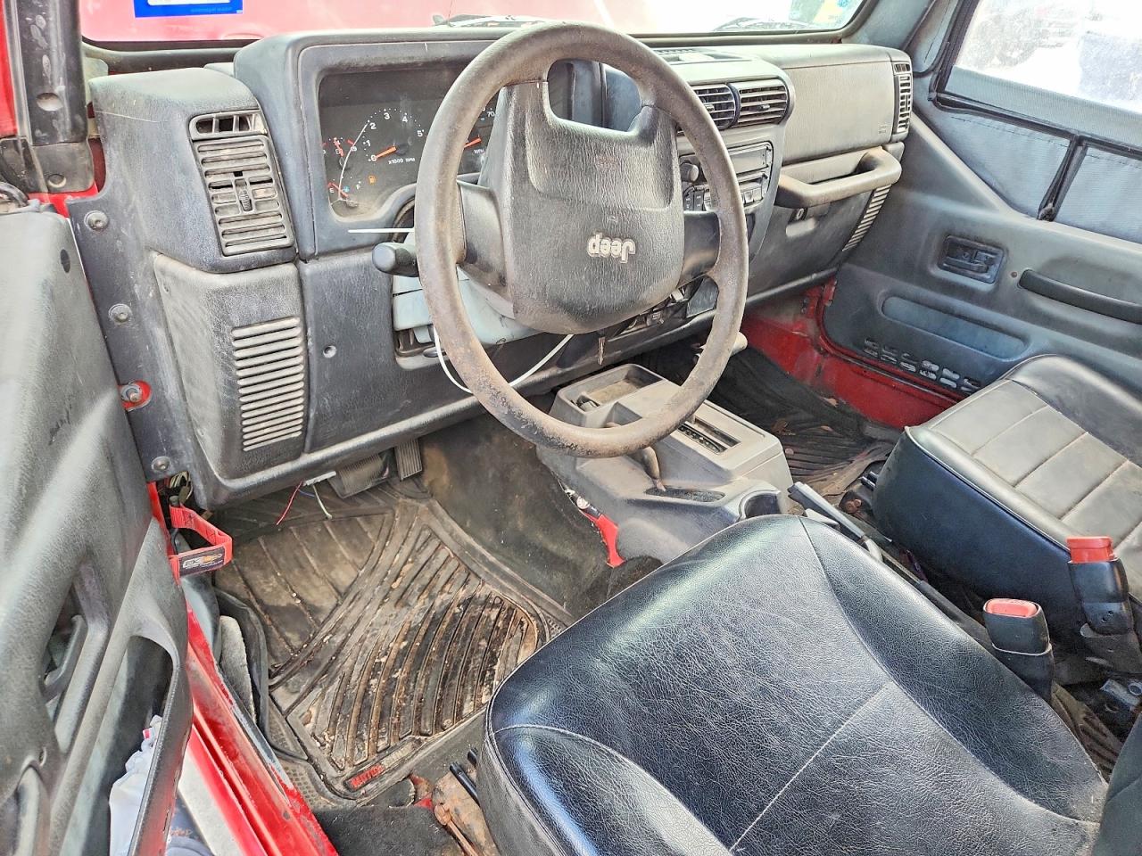 2005 Jeep Wrangler / Tj Se Red vin: 1J4FA29S35P354868