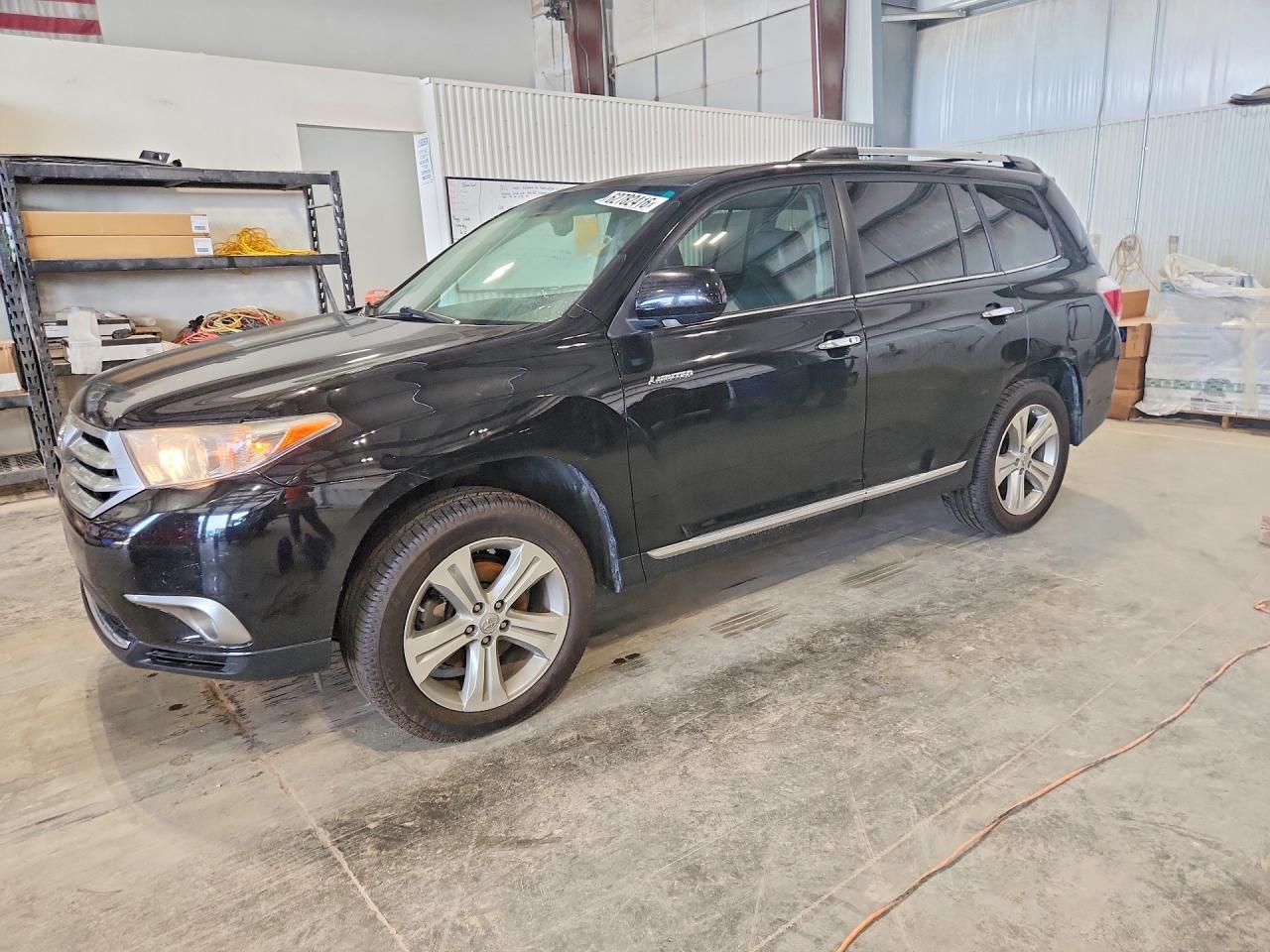 2013 Toyota Highlander Limited Черный vin: 5TDDK3EH1DS238292