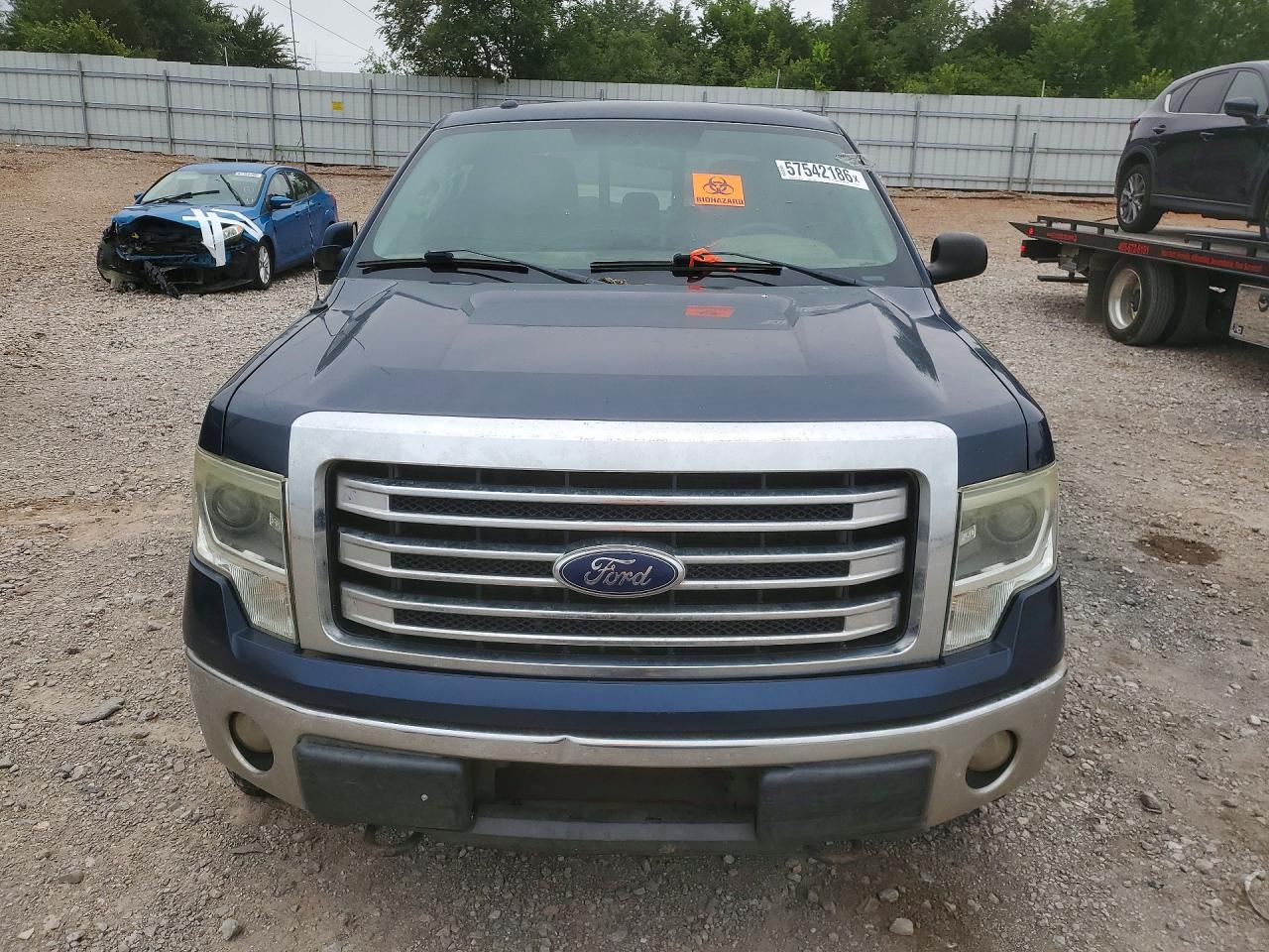 2013 Ford F150 Supercrew Blue vin: 1FTFW1EF2DKF14096