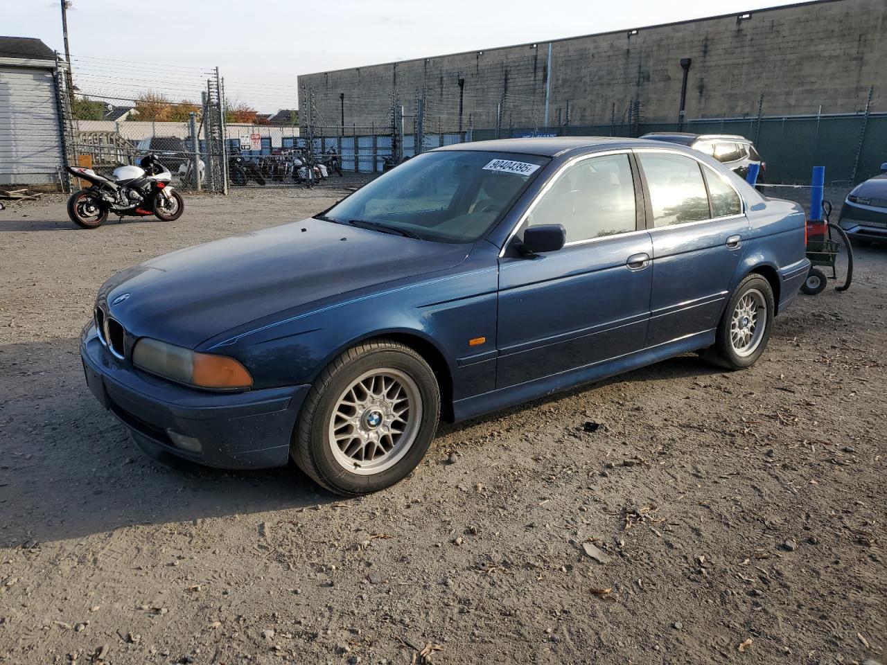 1999 Bmw 528 I Automatic Blue vin: WBADM6333XBY29137