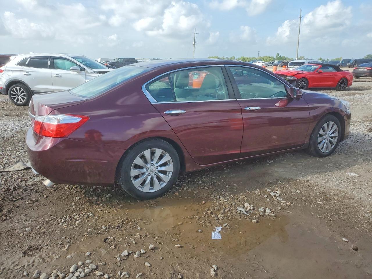 2015 Honda Accord Ex Burgundy vin: 1HGCR2F76FA238541
