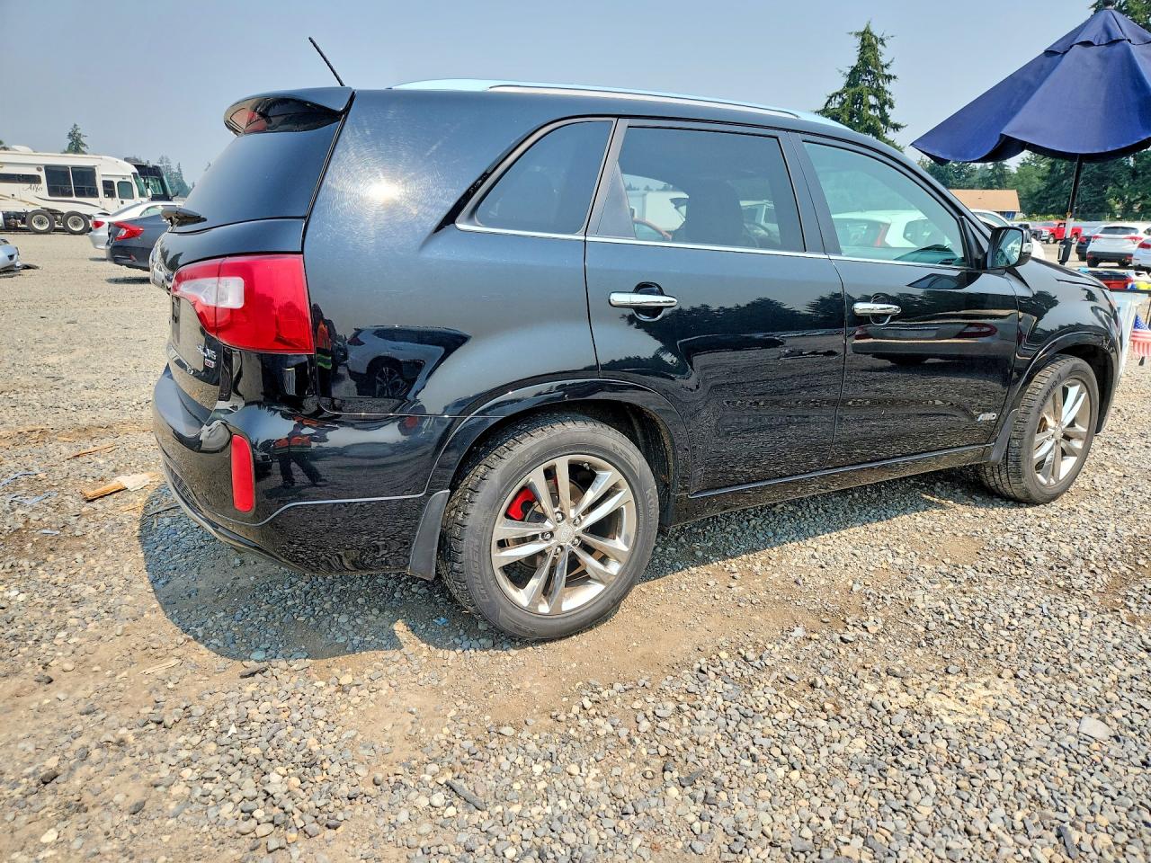 2014 Kia Sorento Sx Limited Black vin: 5XYKWDA70EG449738