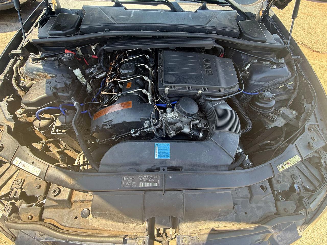 2008 Bmw 335 Xi Blue vin: WBAWC735X8E065774