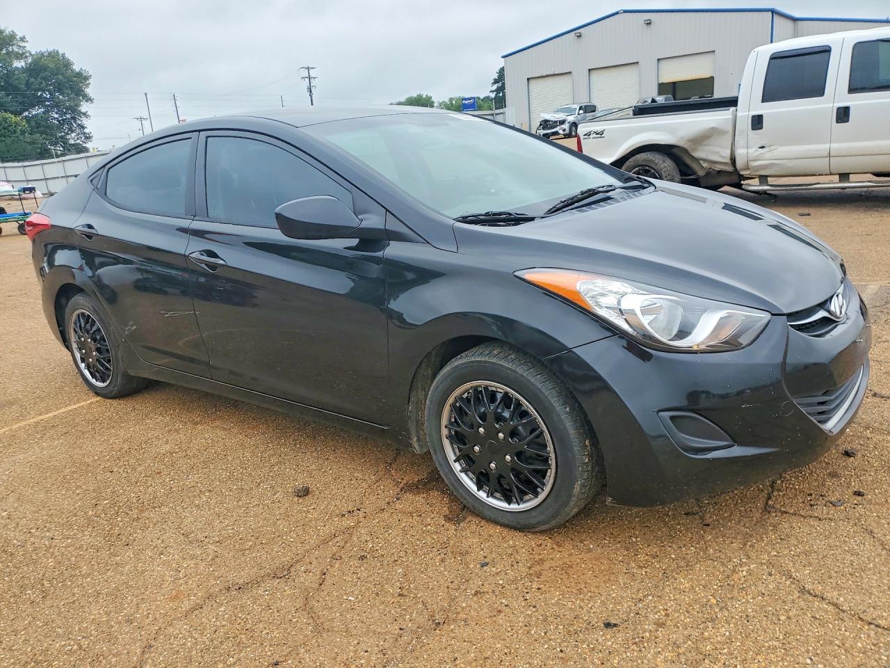 2011 Hyundai Elantra Gls Black vin: 5NPDH4AE5BH033254