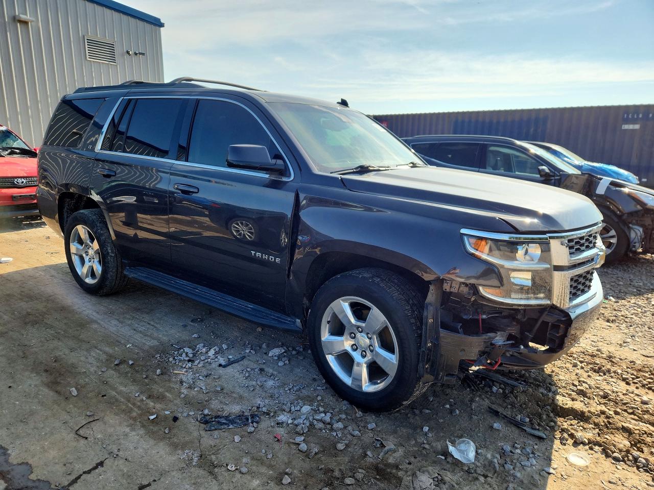 2015 Chevrolet Tahoe K1500 Lt Gray vin: 1GNSKBKCXFR121698