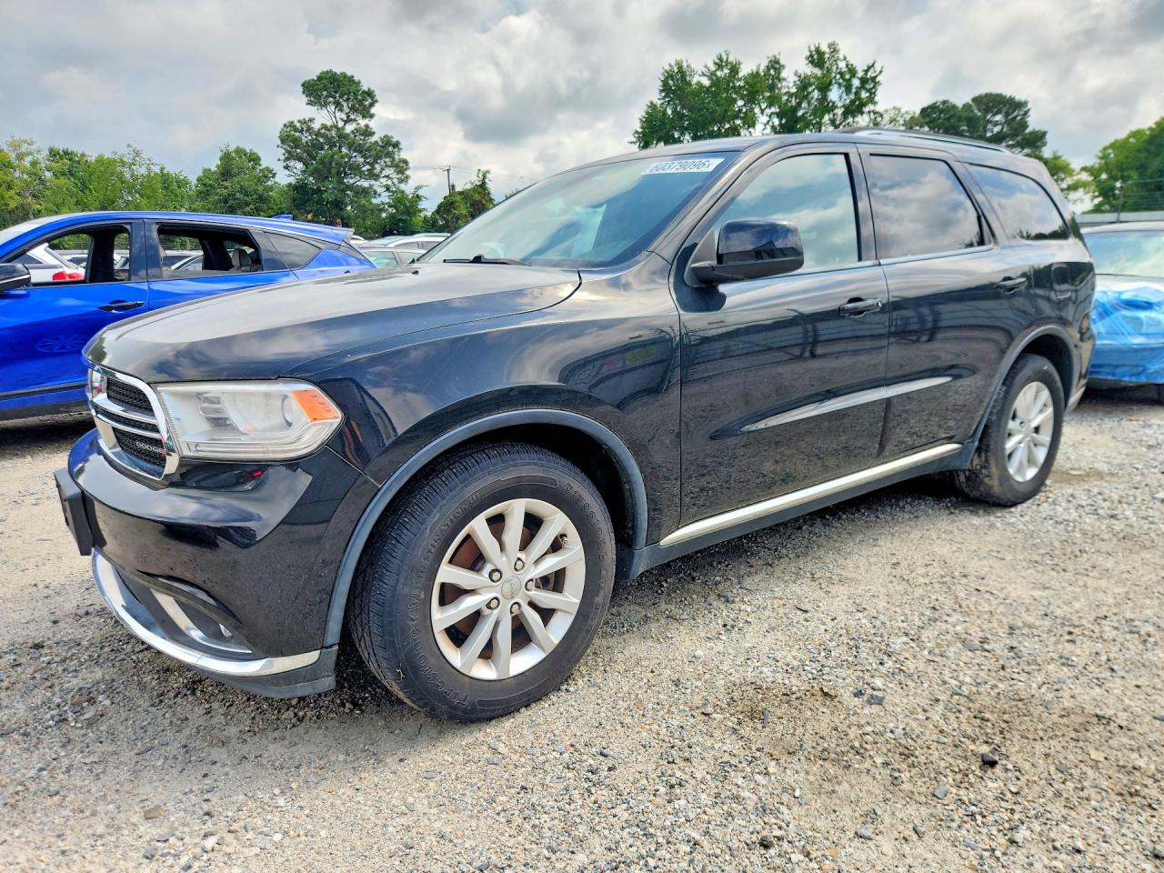 2014 Dodge Durango Sxt Black vin: 1C4RDHAG6EC277571