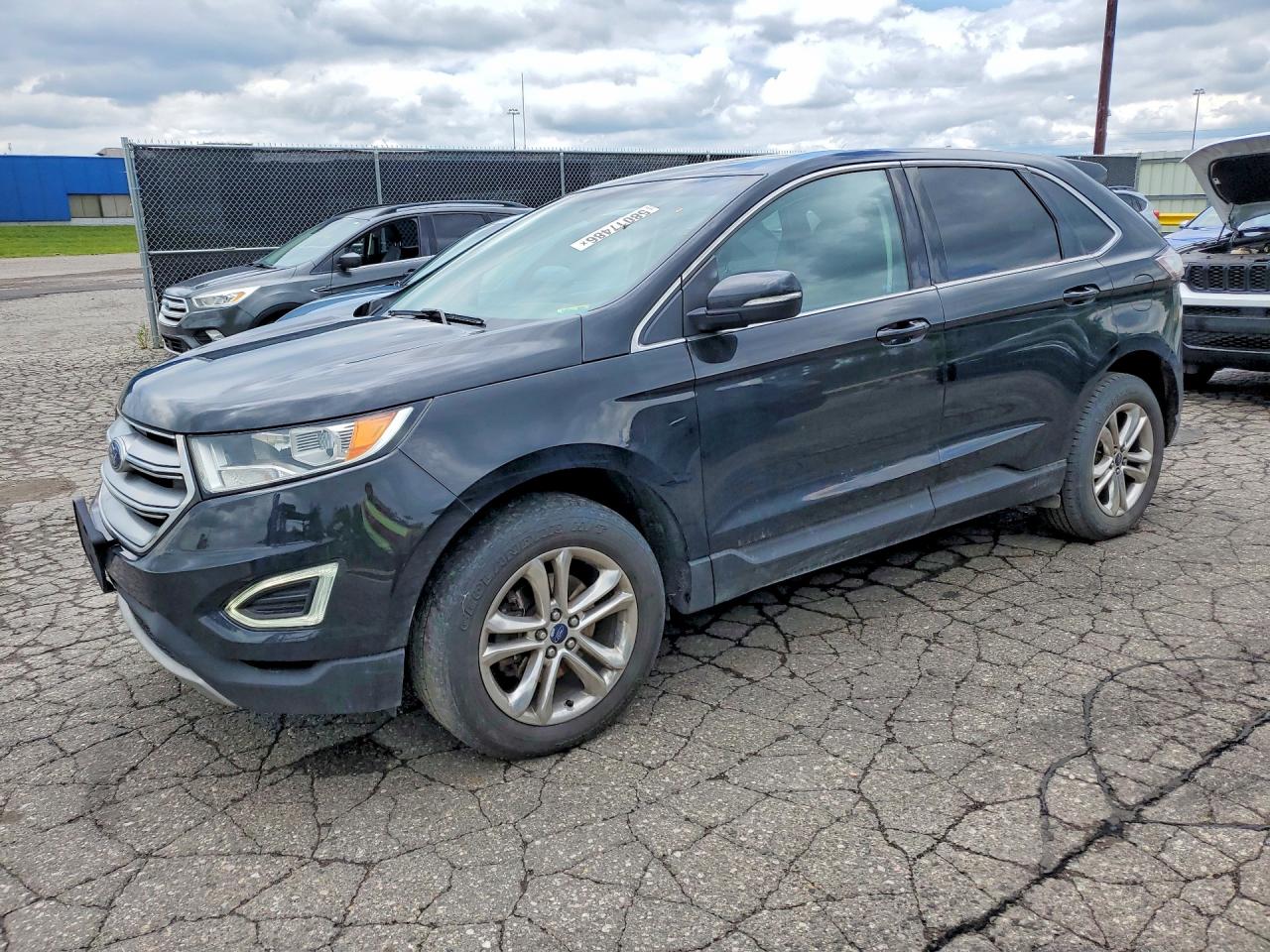 2015 Ford Edge Sel Black vin: 2FMTK3J9XFBB26598