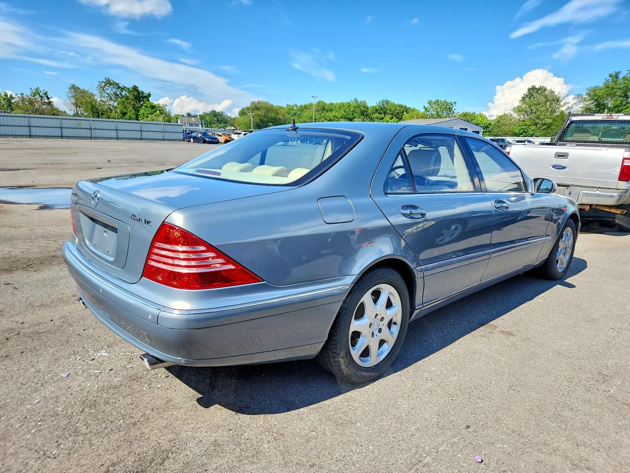 2004 Mercedes-benz S 500 4matic Blue vin: WDBNG84J74A417228