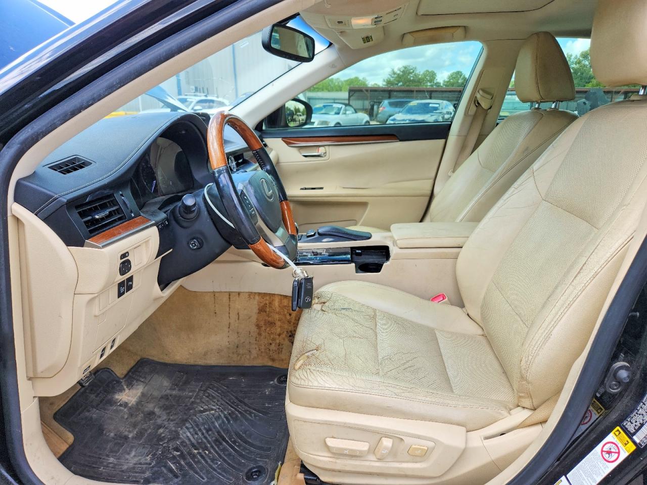 2013 Lexus Es 300h Black vin: JTHBW1GG3D2021496