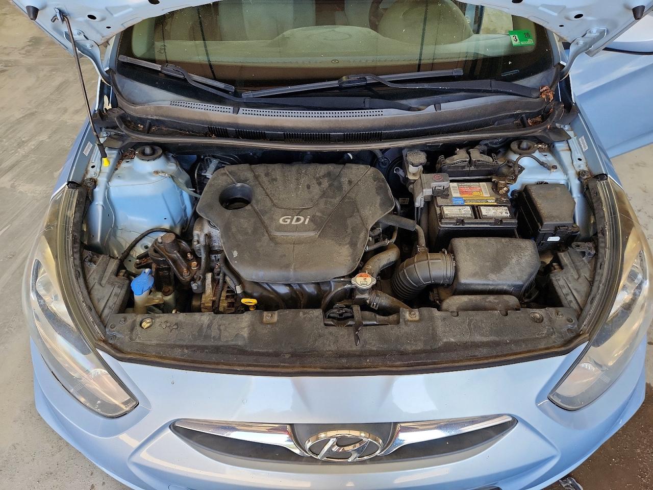 2014 Hyundai Accent Gs Blue vin: KMHCT5AE1EU172092