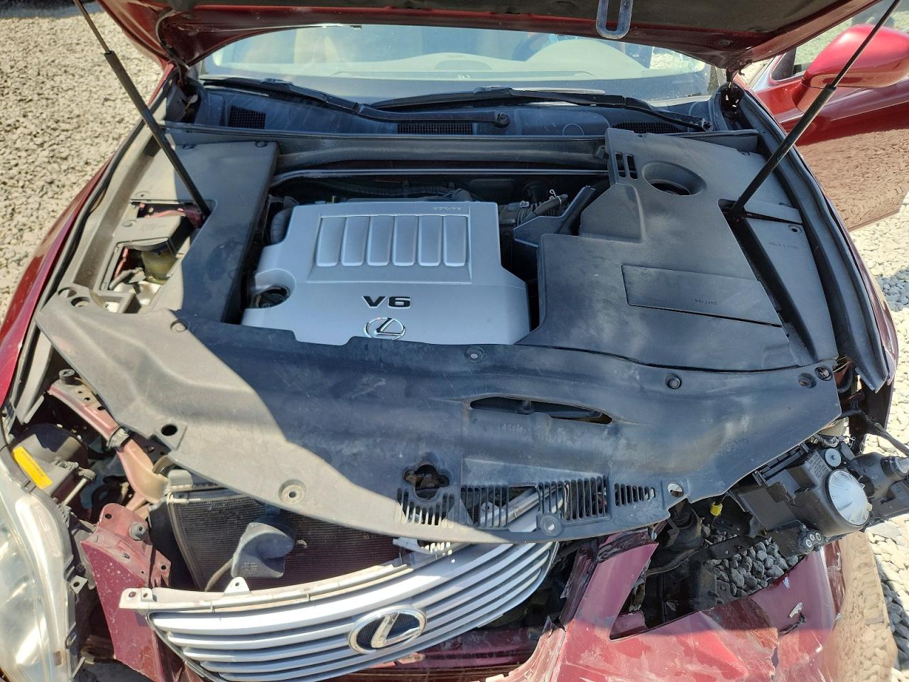 2007 Lexus Es 350 Red vin: JTHBJ46G872144927