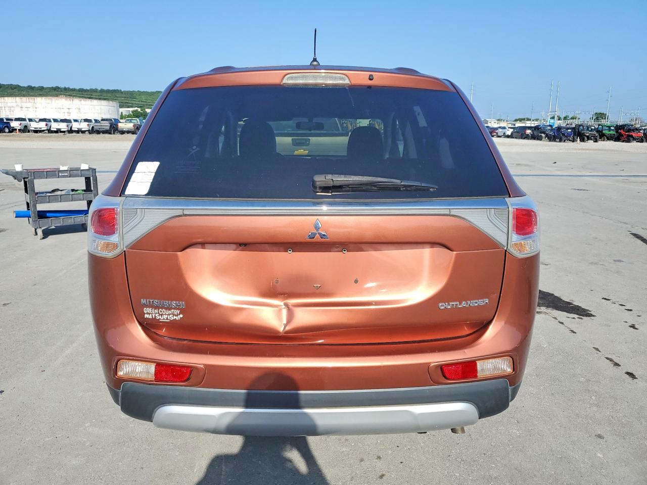 2015 Mitsubishi Outlander Se Orange vin: JA4AD3A39FZ006929