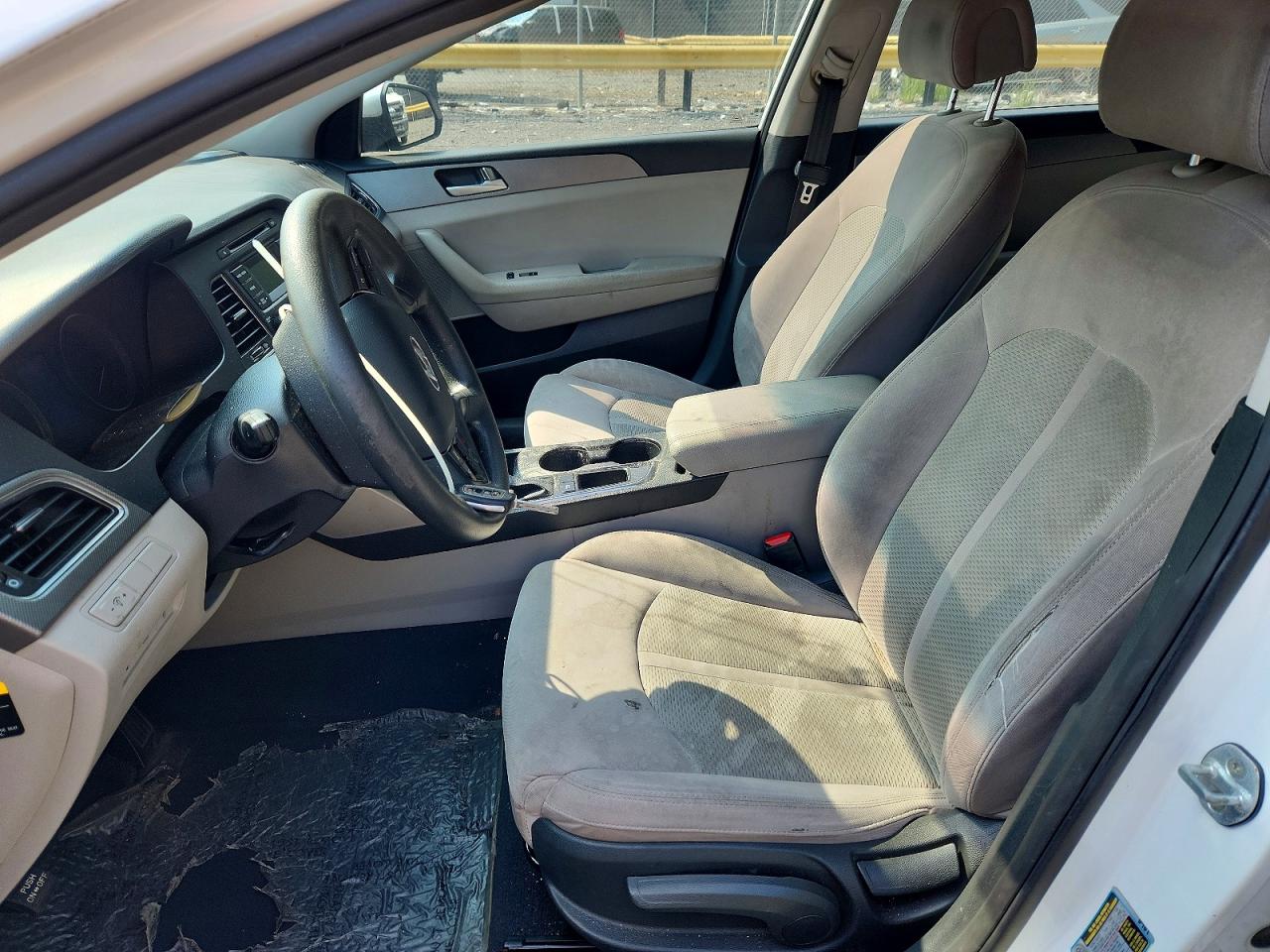 2015 Hyundai Sonata Se White vin: 5NPE24AF7FH205062