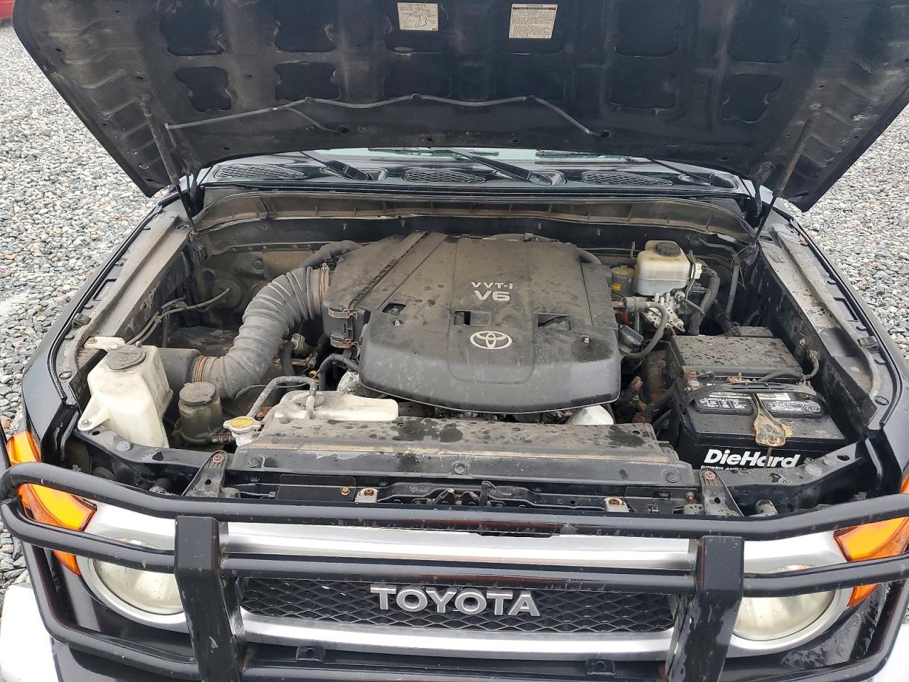 2008 Toyota Fj Cruiser Base Черный vin: JTEBU11F280106916