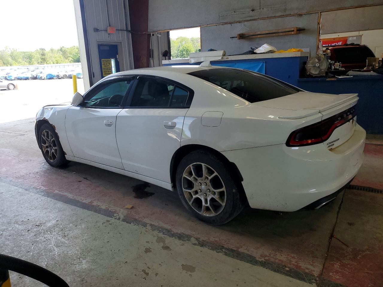 2015 Dodge Charger Sxt White vin: 2C3CDXJG7FH891421