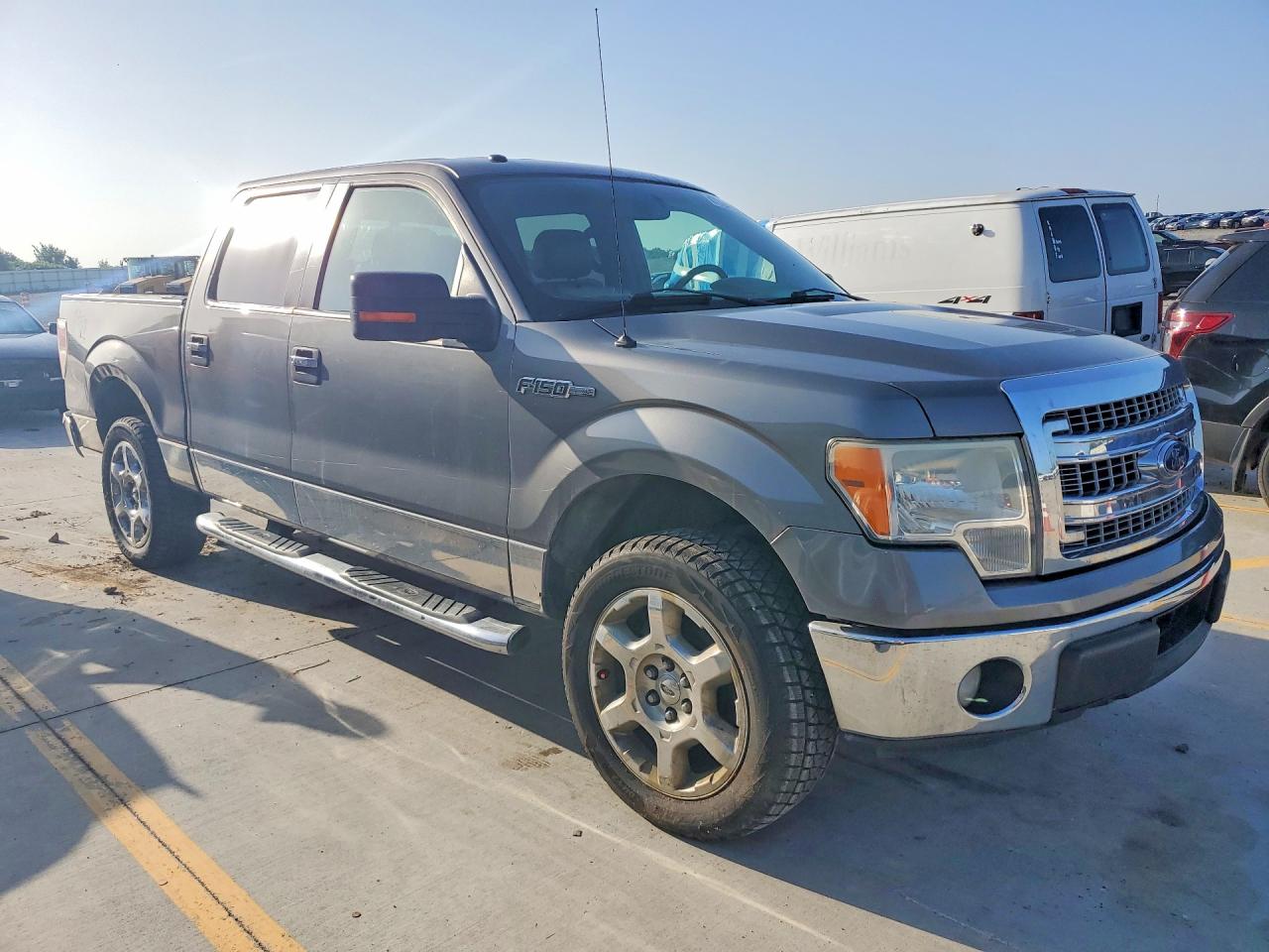 2014 Ford F150 Supercrew Gray vin: 1FTFW1ET5EFC41803