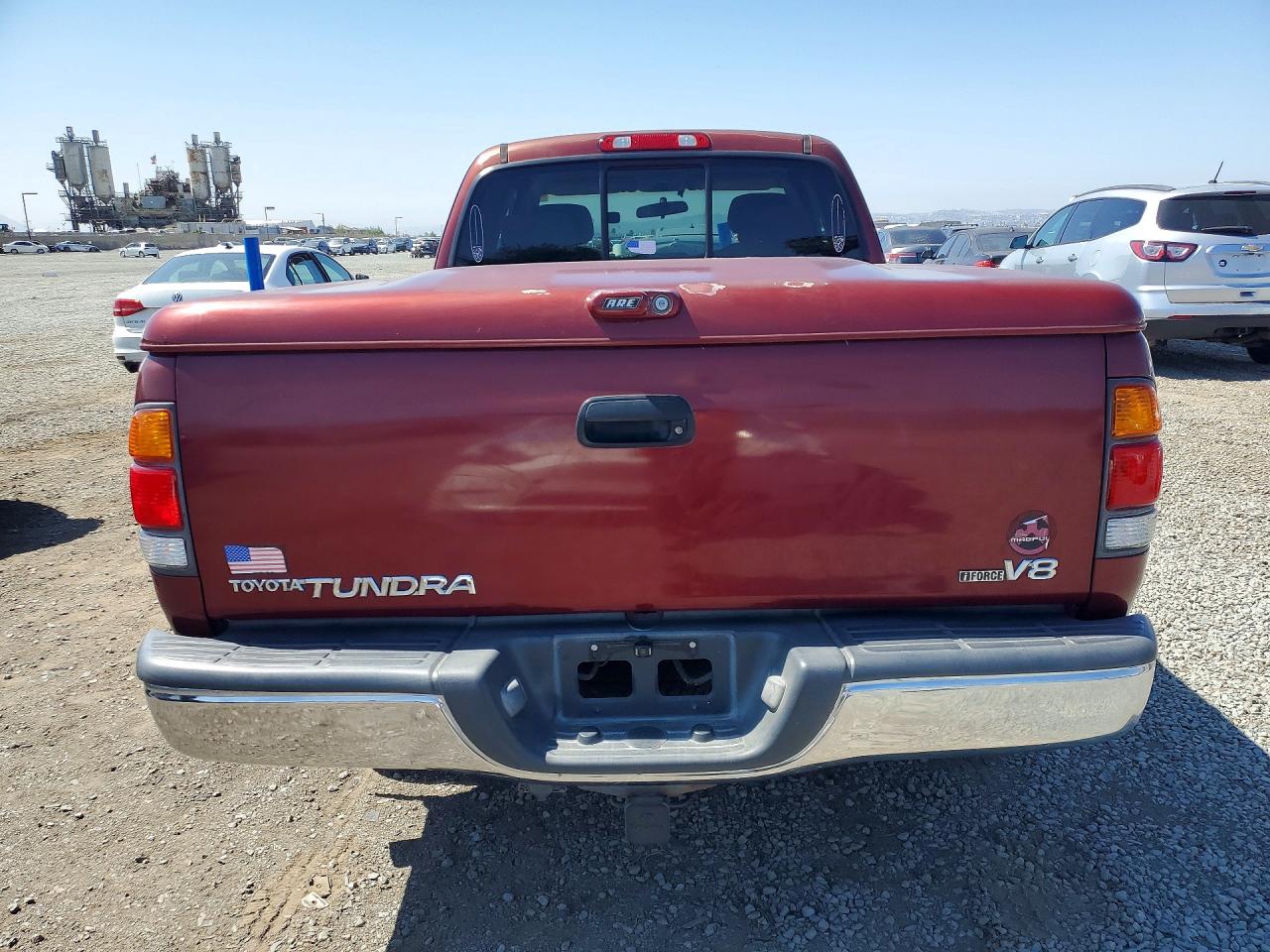 2003 Toyota Tundra Access Cab Sr5 Burgundy vin: 5TBRT34113S419908