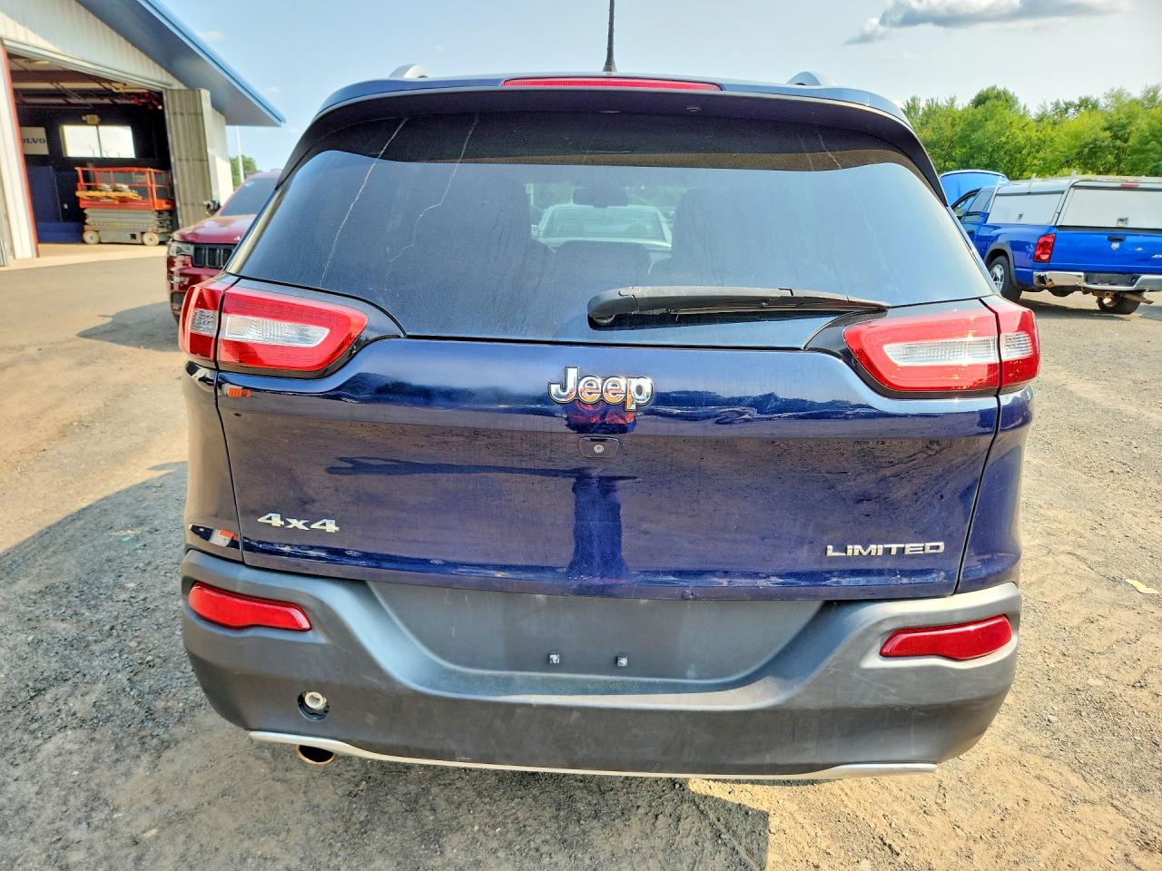 2014 Jeep Cherokee Limited Blue vin: 1C4PJMDBXEW244404