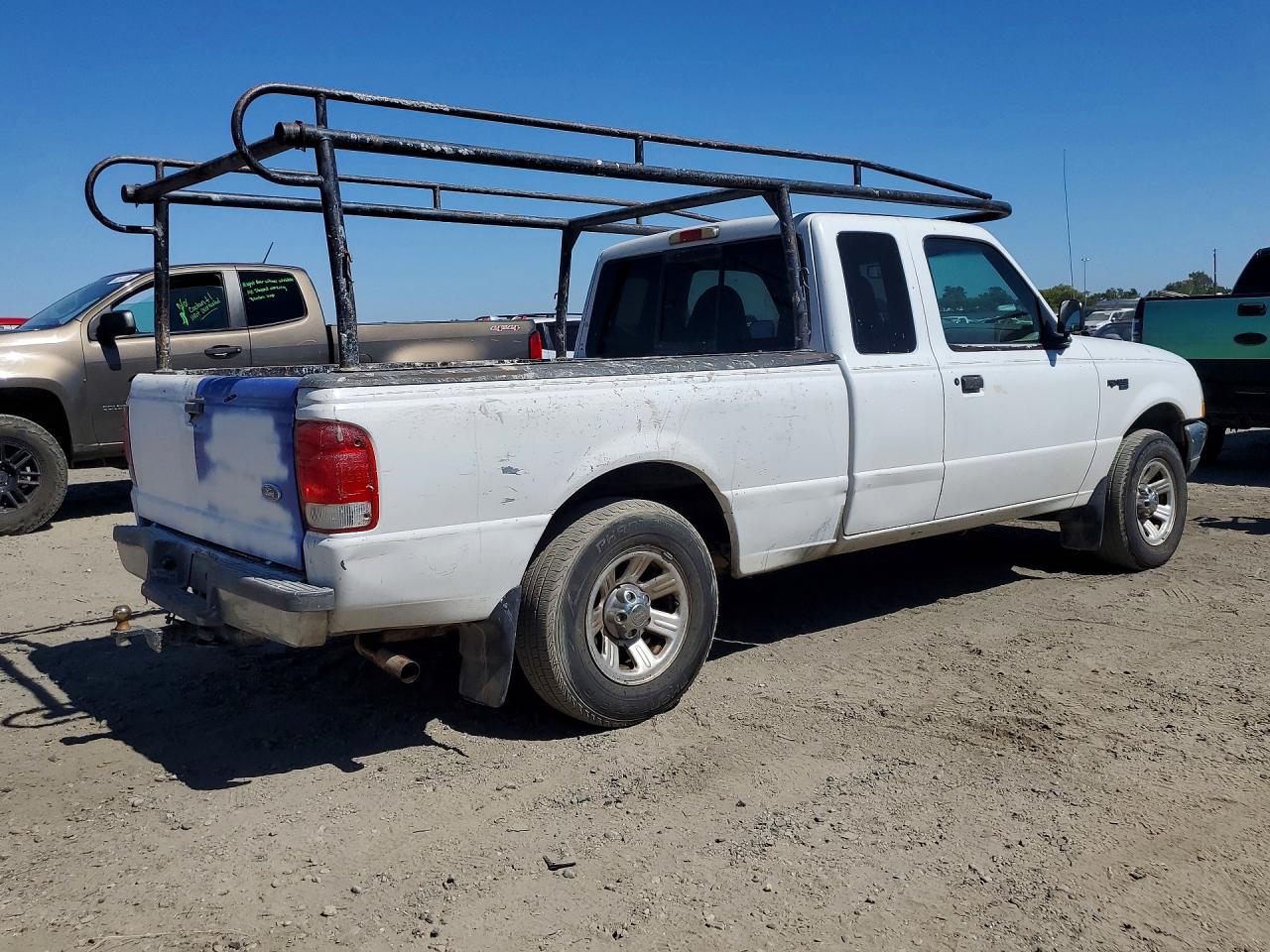 2000 Ford Ranger Super Cab White vin: 1FTYR14V4YPA04897