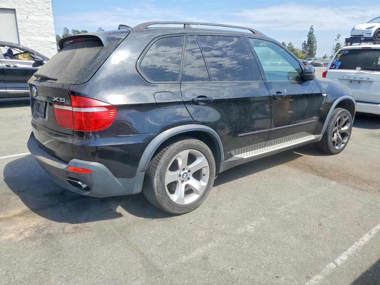 2007 Bmw X5 4.8i Black vin: 5UXFE83597LZ45487