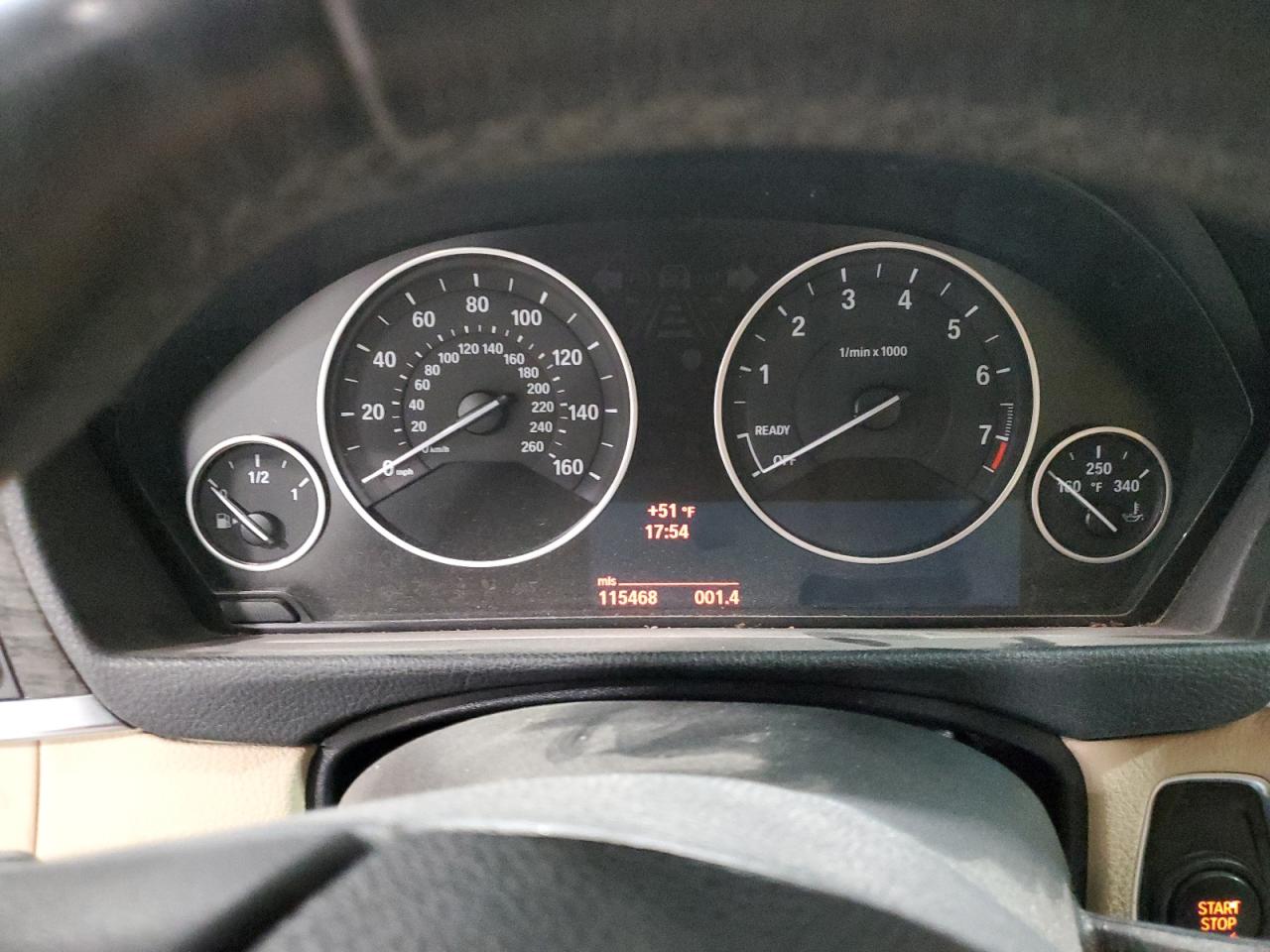 2013 Bmw Activehybrid 3 Черный vin: WBA3F9C57DF483803