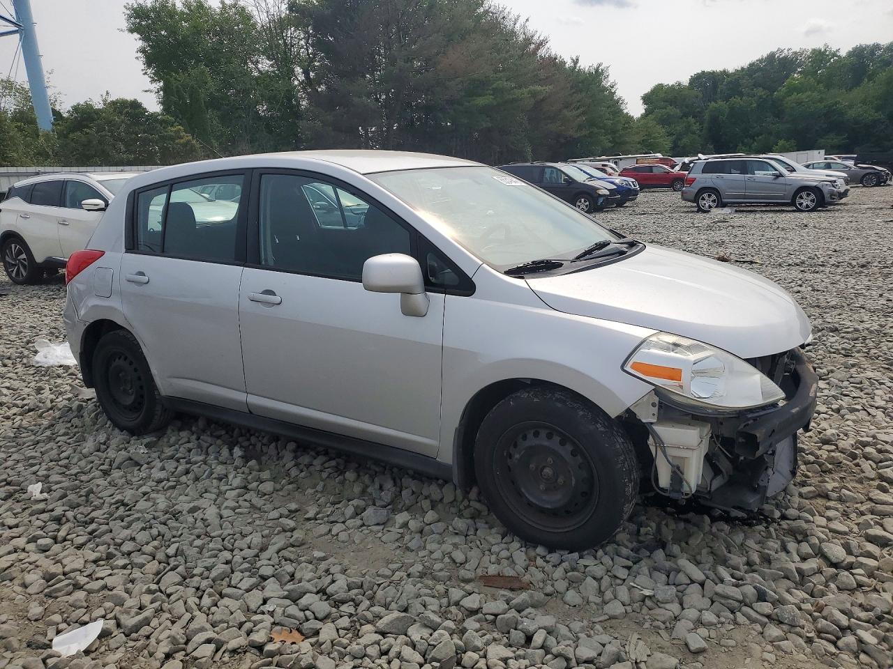 2012 Nissan Versa 1.8 S Silver vin: 3N1BC1CPXCK221409