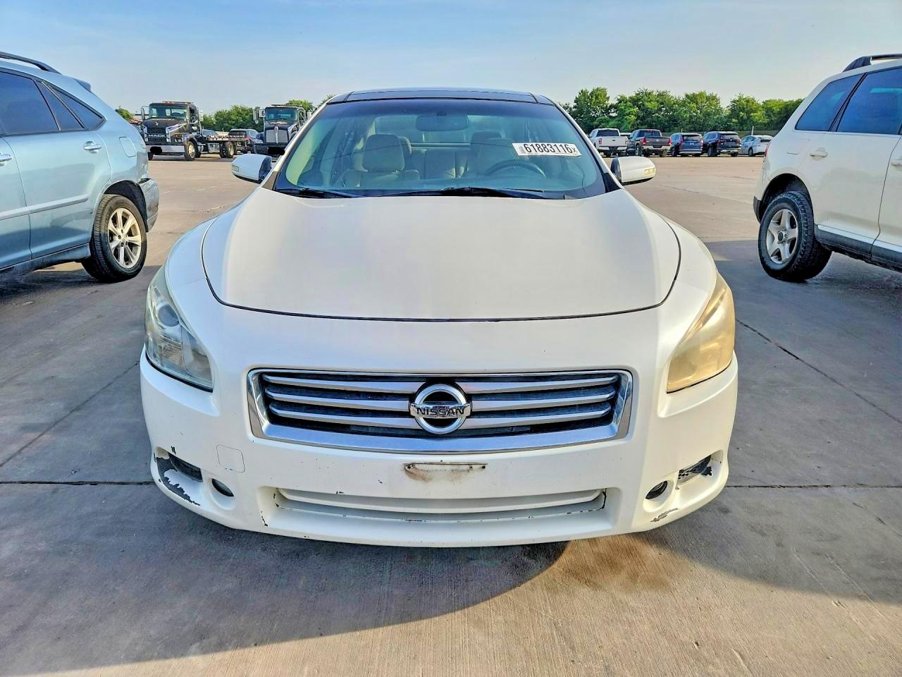 2012 Nissan Maxima 3.5 S Белый vin: 1N4AA5APXCC863732