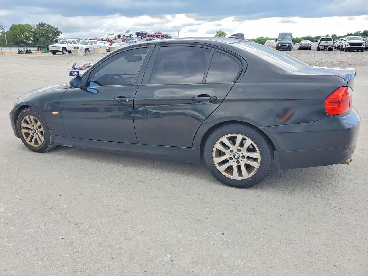 2007 Bmw 328 I Black vin: WBAVA33517KX79142