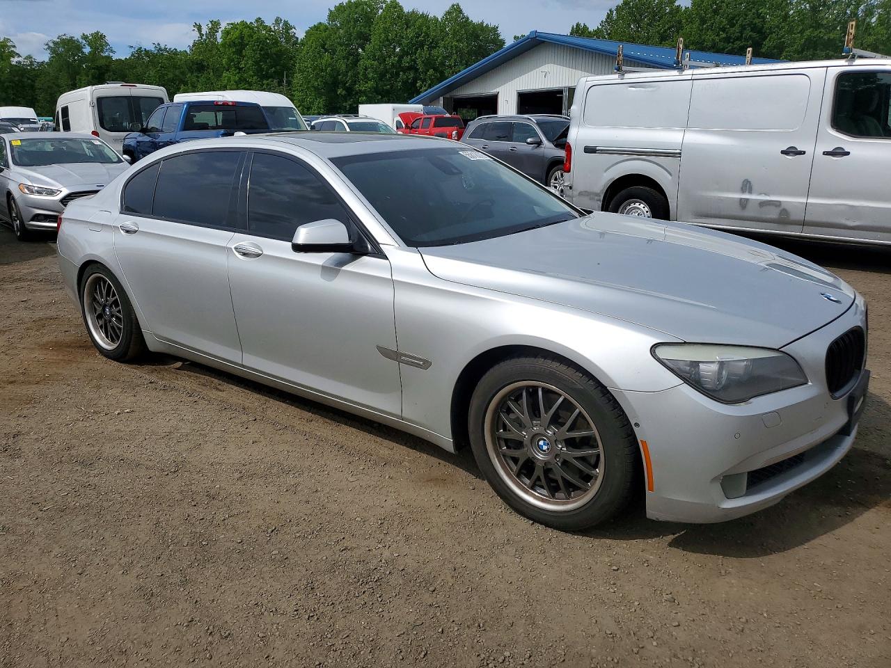 2012 Bmw 740 Li Silver vin: WBAKB4C55CC576135