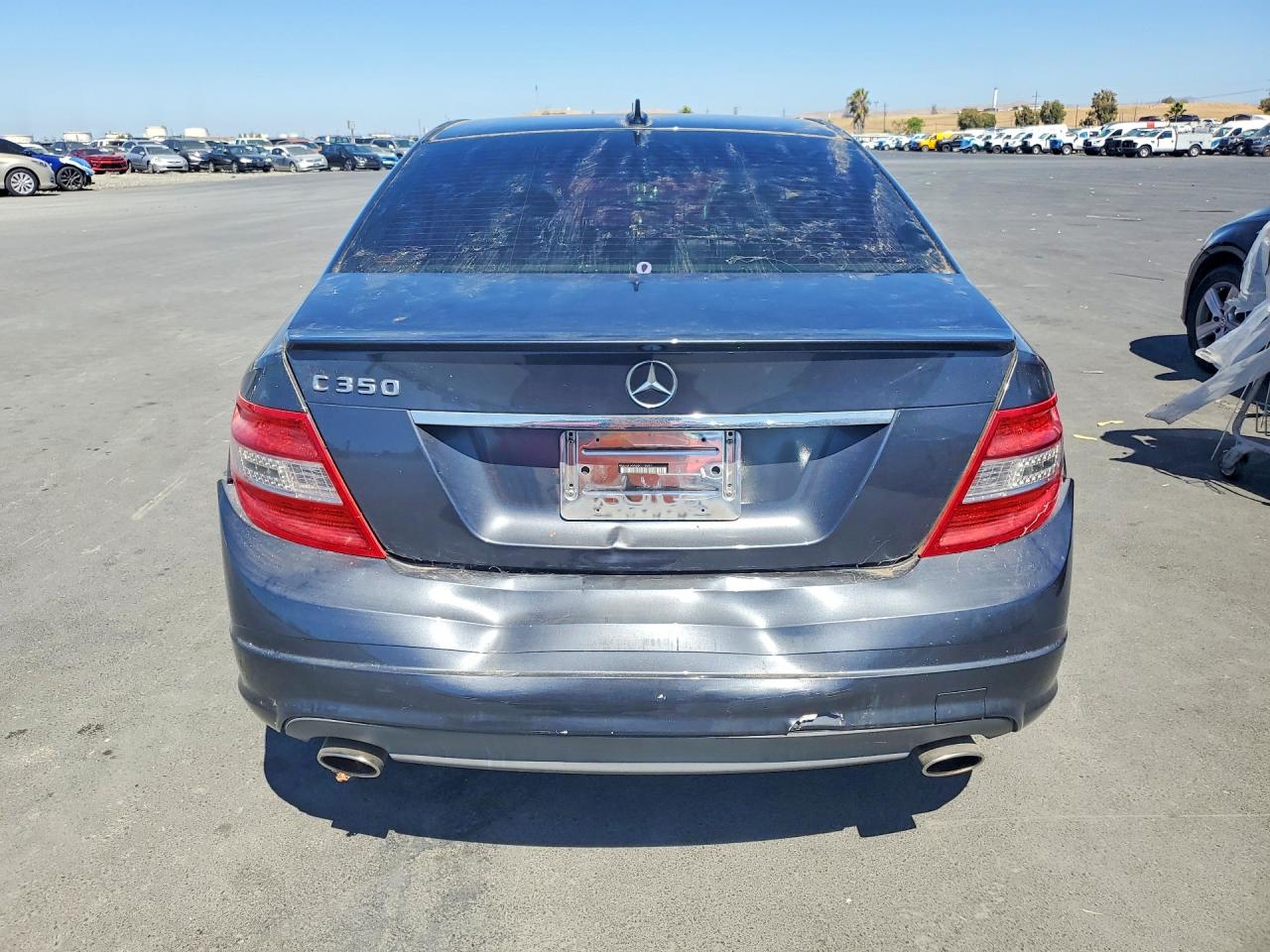 2008 Mercedes-benz C 350 Gray vin: WDDGF56X58F116307