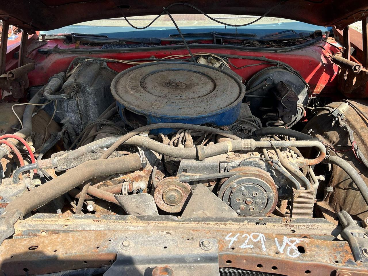 1973 Ford Ranchero Squire Red vin: 3A49N149648