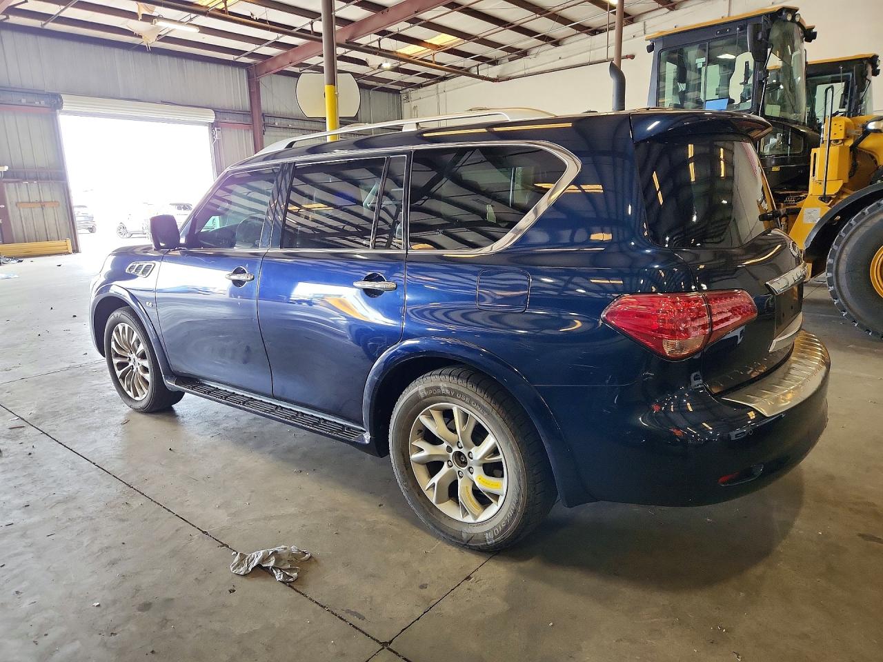 2015 Infiniti Qx80 Base Blue vin: JN8AZ2NFXF9574150