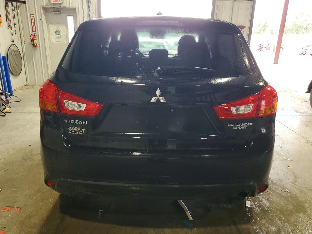 2015 Mitsubishi Outlander Sport Se Black vin: 4A4AR4AU2FE052897