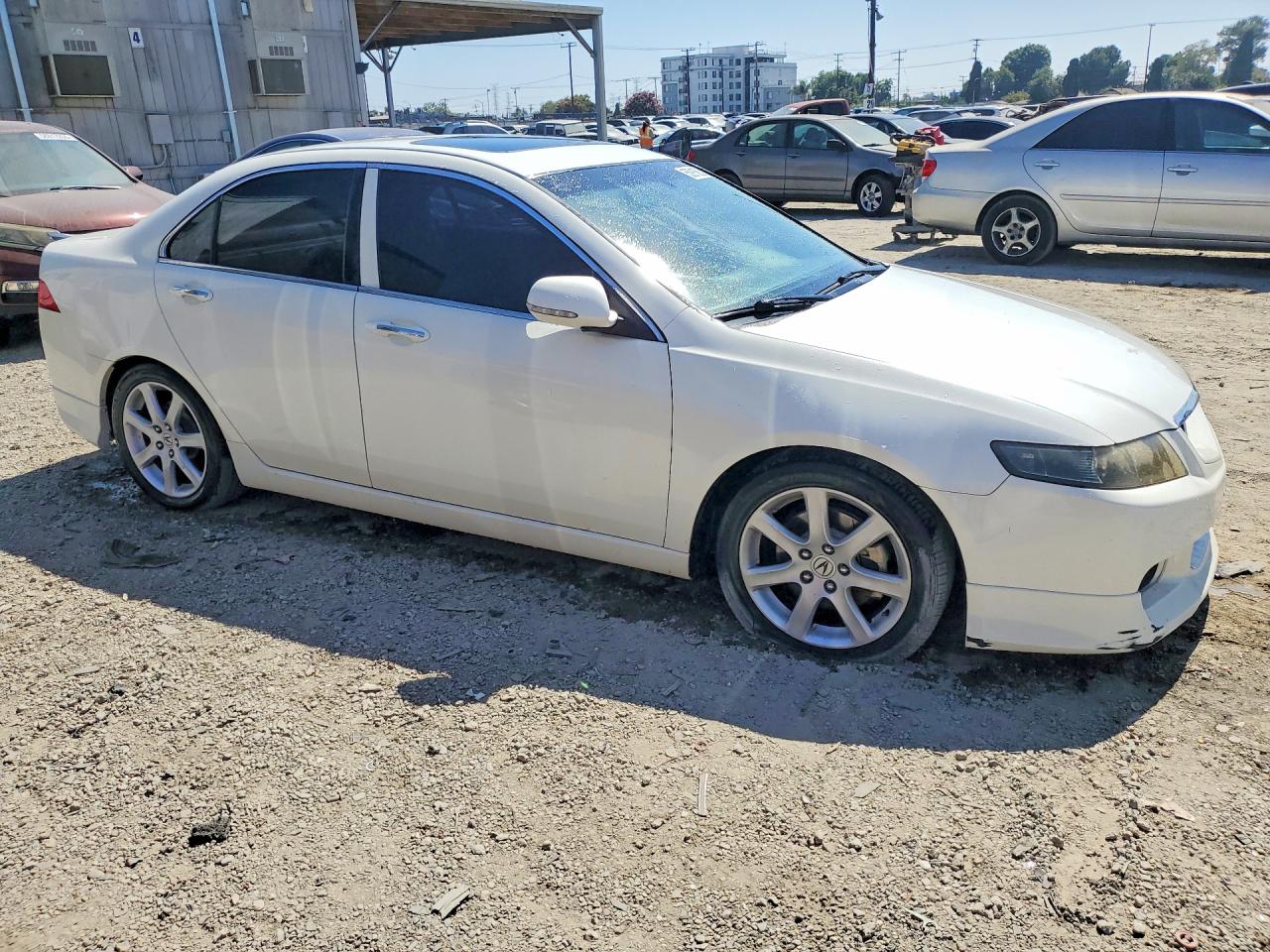 2004 Acura Tsx White vin: JH4CL96944C009138
