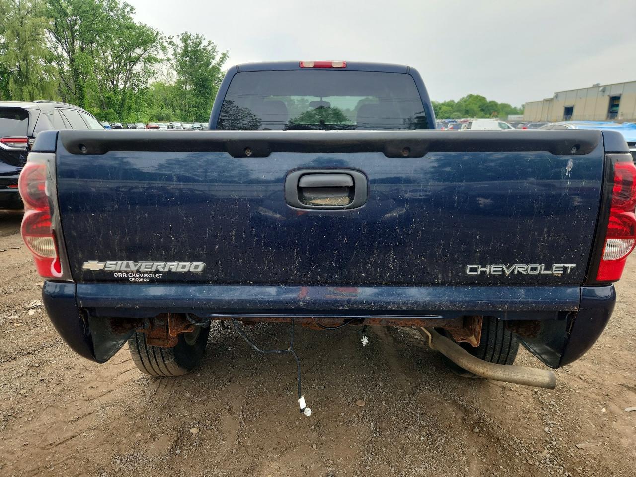 2005 Chevrolet Silverado K1500 Blue vin: 2GCEK19B351171962