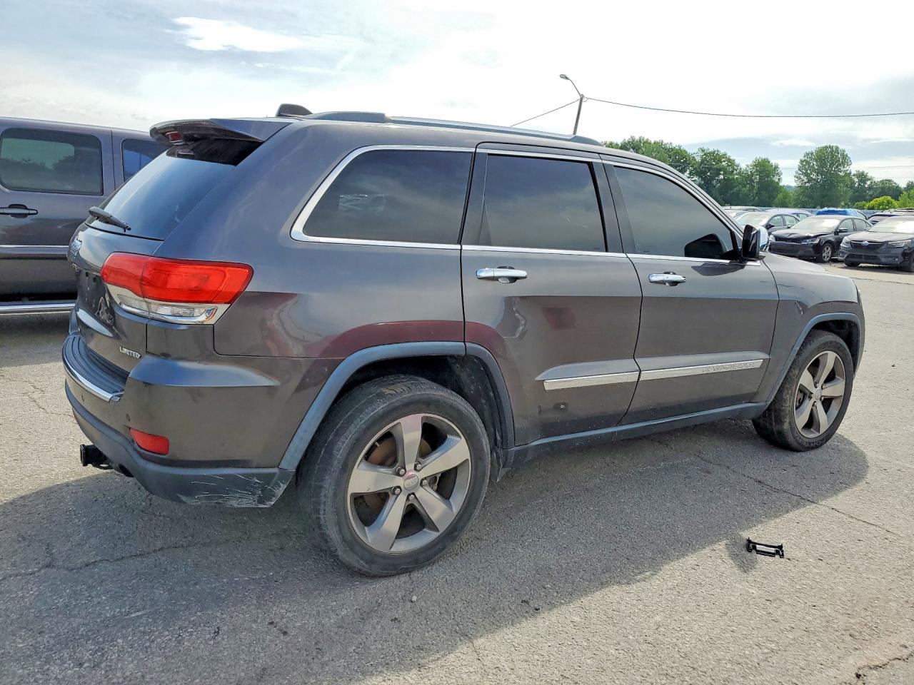 2014 Jeep Grand Cherokee Limited Gray vin: 1C4RJEBM9EC405037