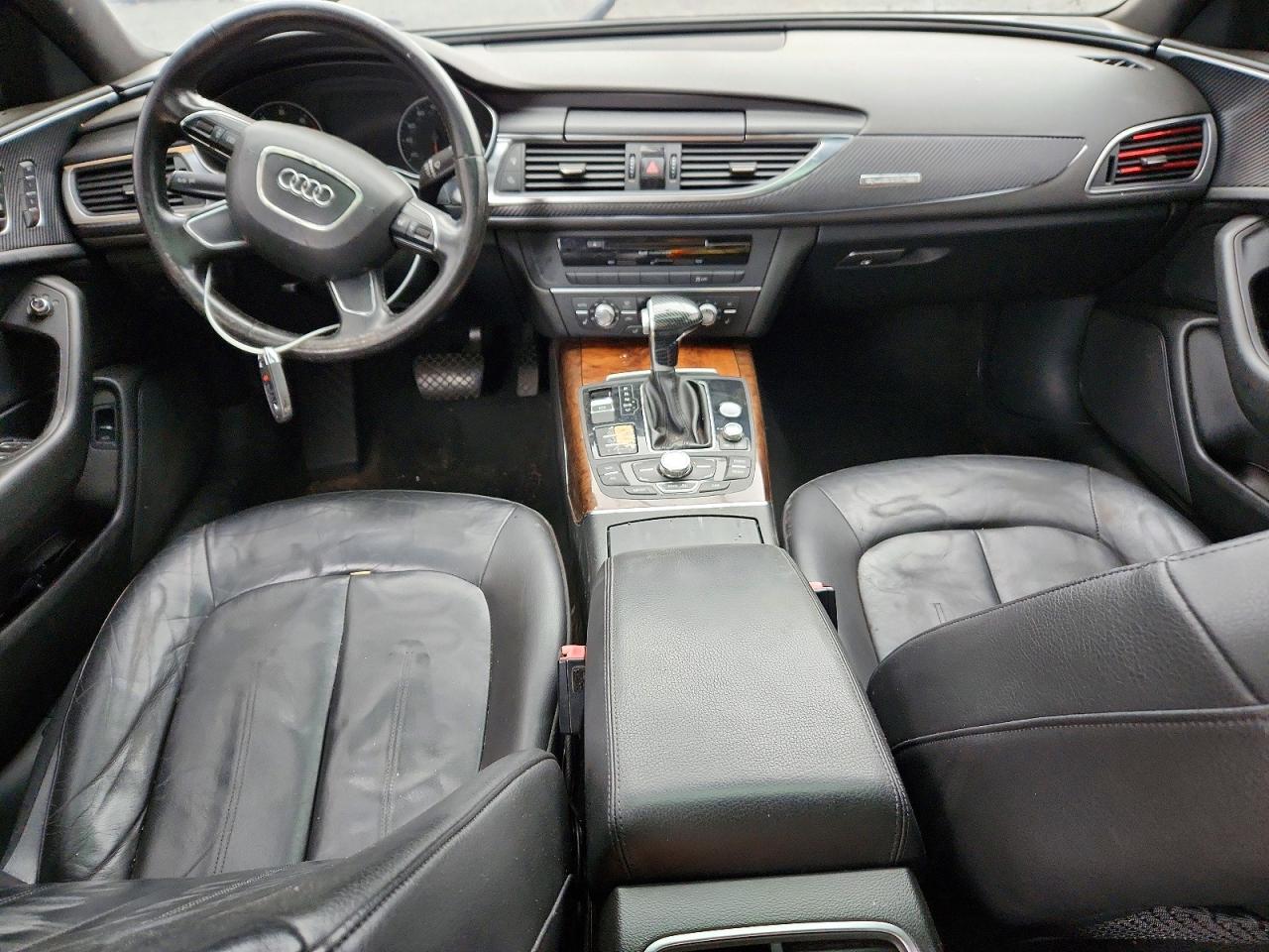 2012 Audi A6 Black vin: WAUBGAFC3CN023899