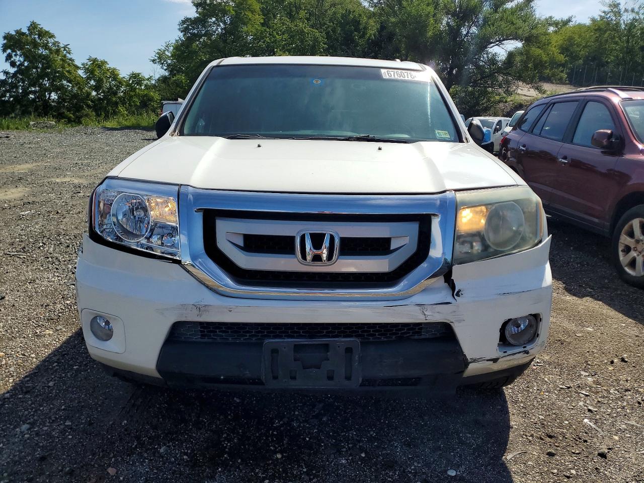 2011 Honda Pilot Exl White vin: 5FNYF3H68BB008363