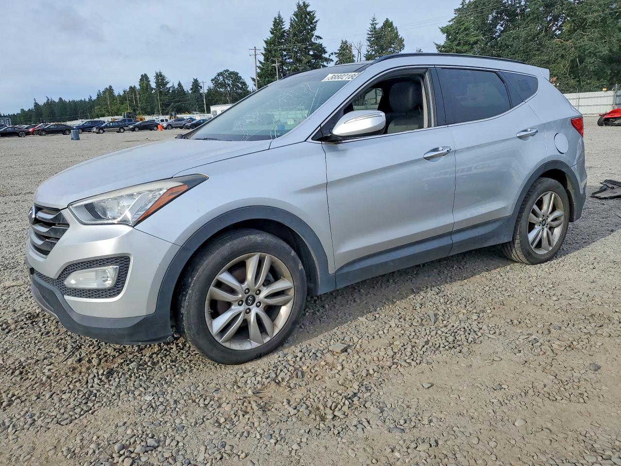 2015 Hyundai Santa Fe Sport 2.0t Silver vin: 5XYZWDLA0FG289742