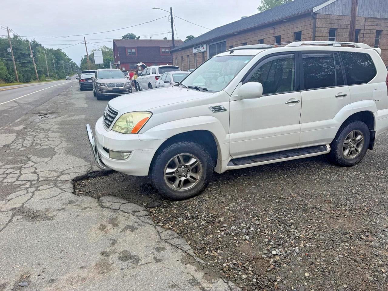 2009 Lexus Gx 470 White vin: JTJBT20X490178397