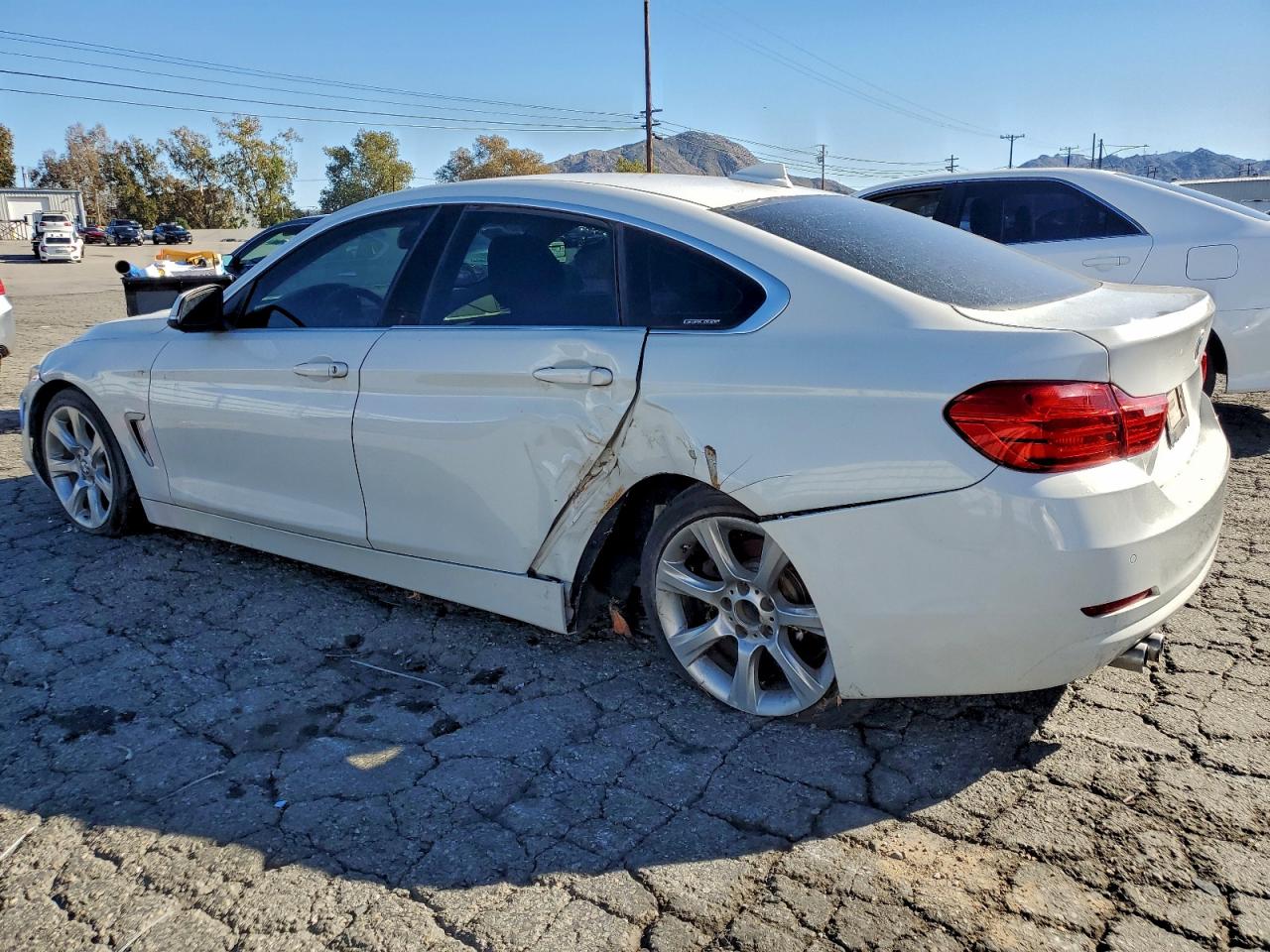 2015 Bmw 428 I Gran Coupe Sulev White vin: WBA4A9C53FGL85187