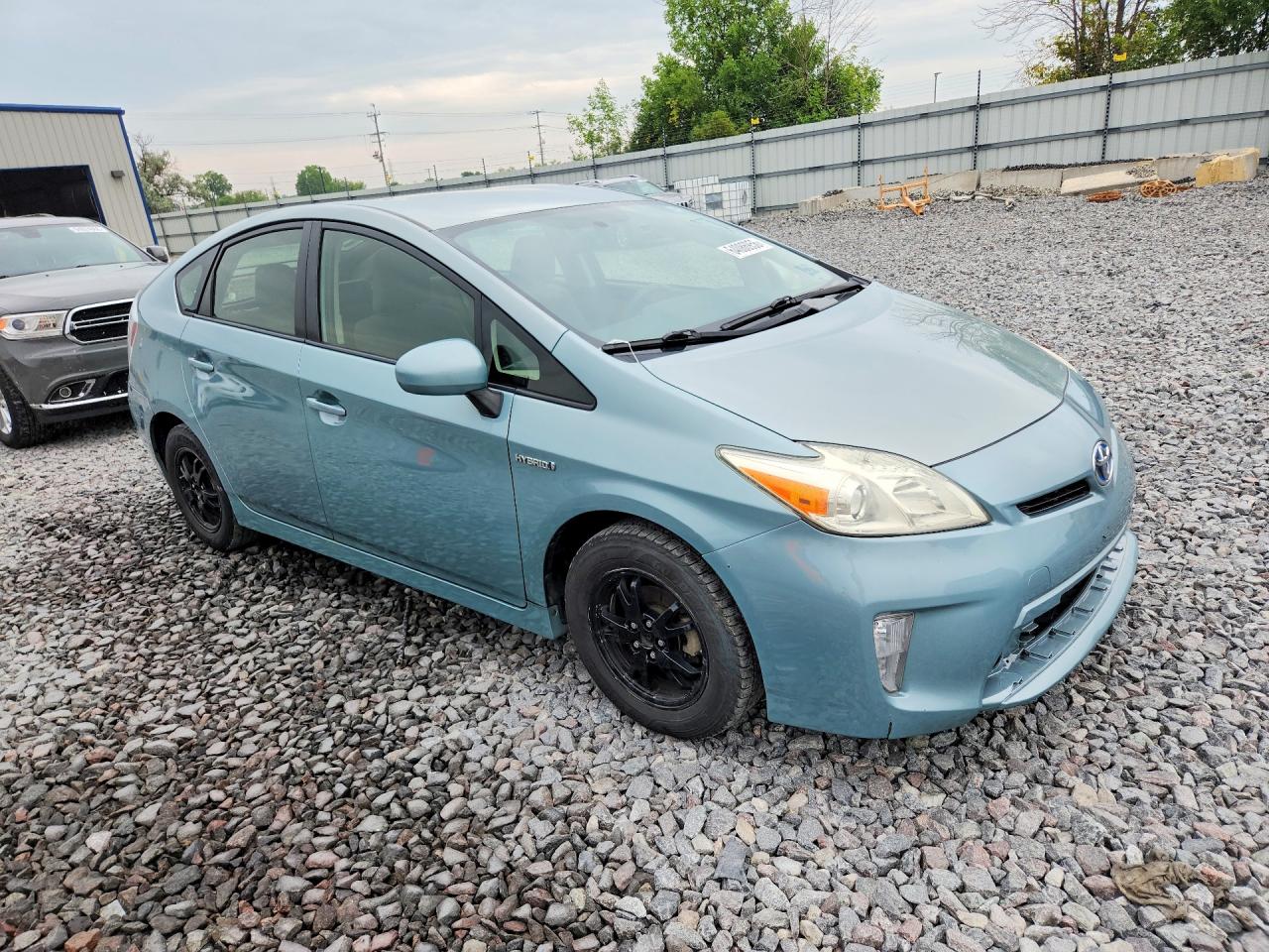 2013 Toyota Prius Two Turquoise vin: JTDKN3DU7D1663459