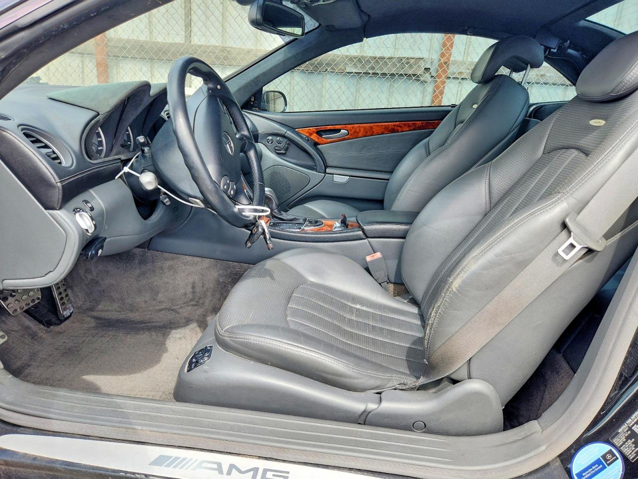 2004 Mercedes-benz Sl 55 Amg Black vin: WDBSK74F14F078959