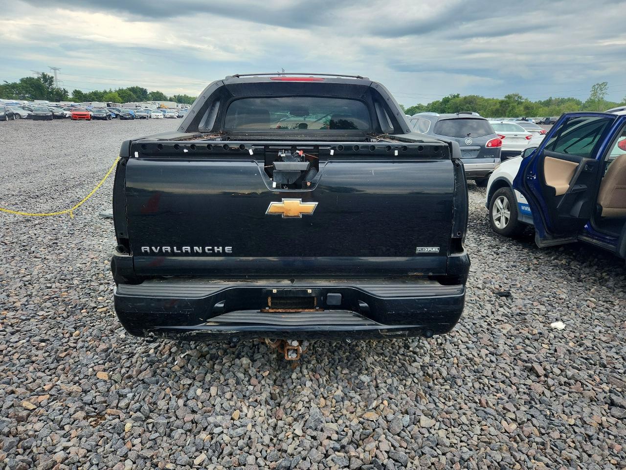 2007 Chevrolet Avalanche K1500 Черный vin: 3GNFK12397G280256