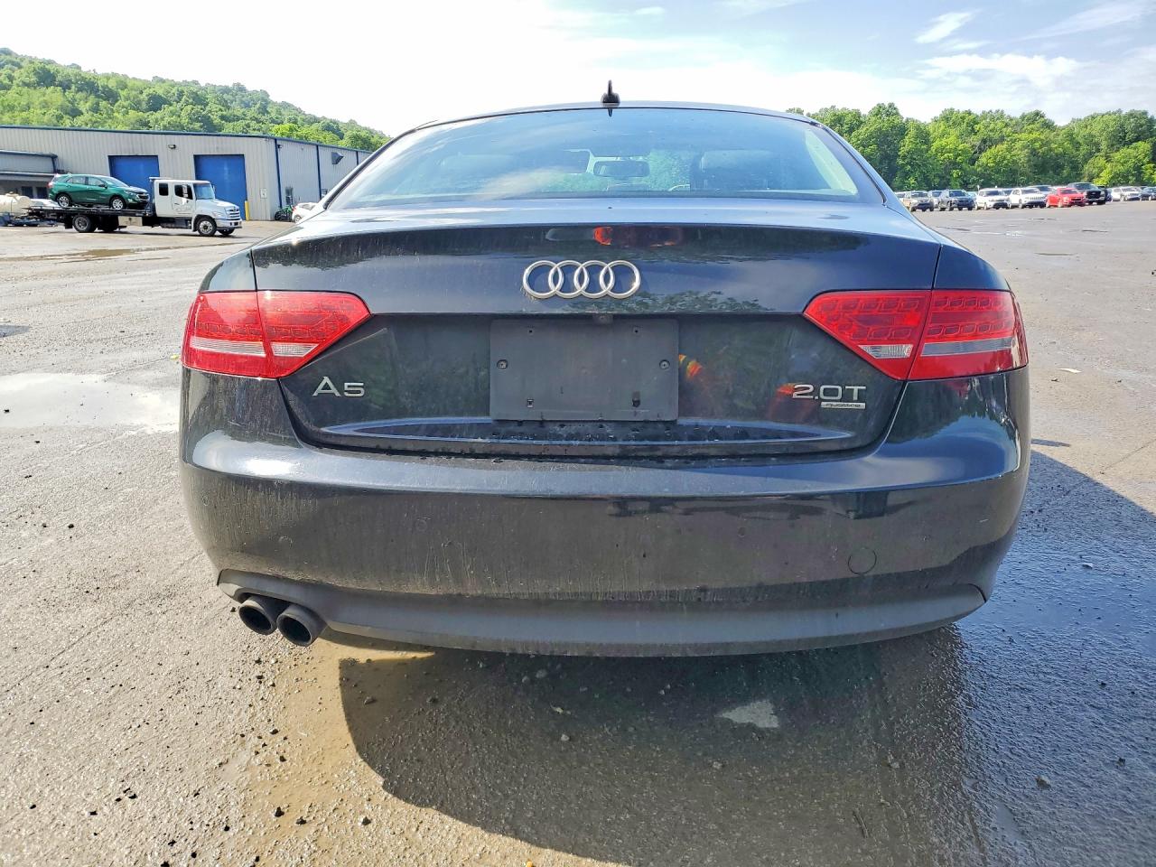2012 Audi A5 Premium Plus Black vin: WAULFAFR8CA017101